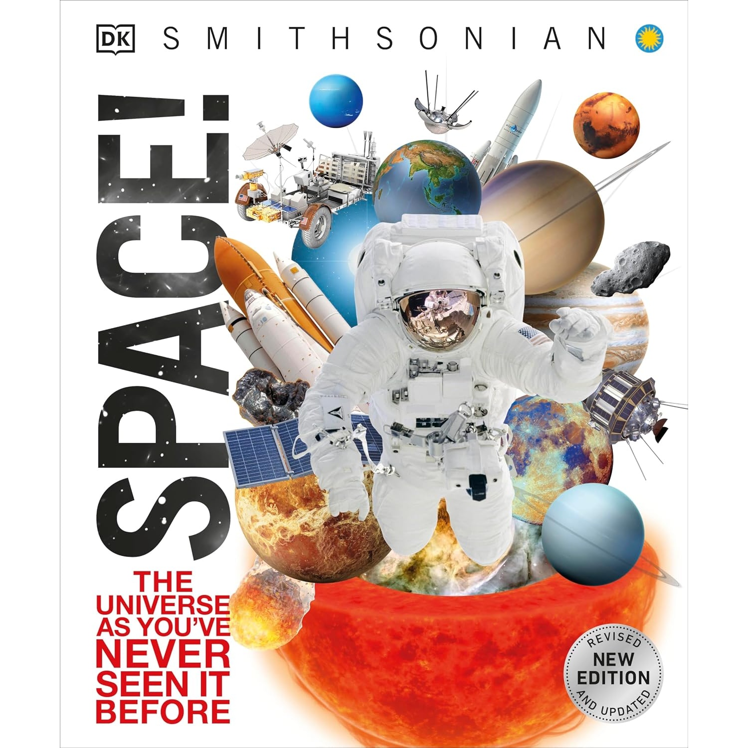 DK Knowledge Encyclopedia Space Hardcover Book for $10.08