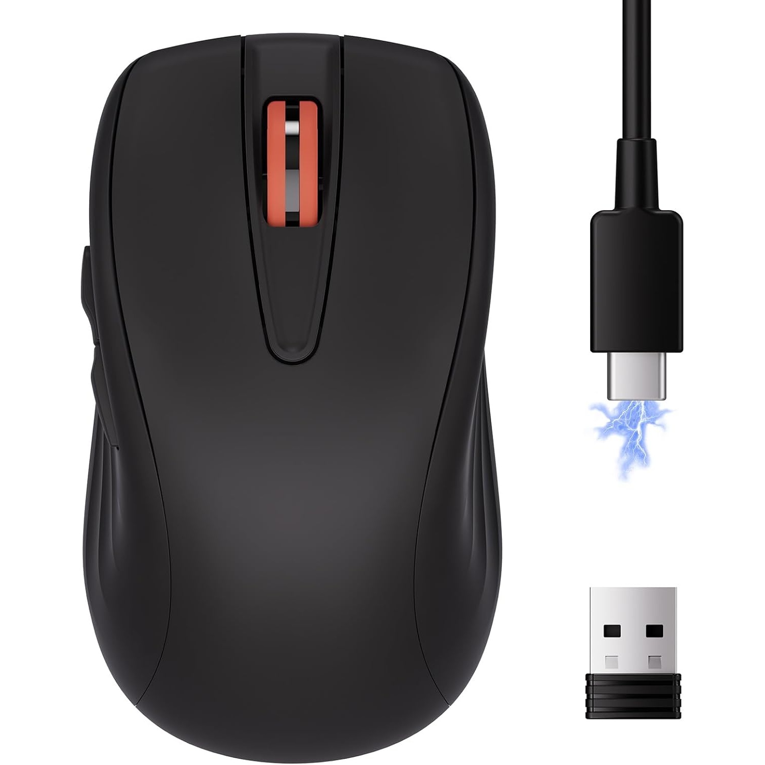 wegear Rechargeable Silent Wireless Mouse for $7.99