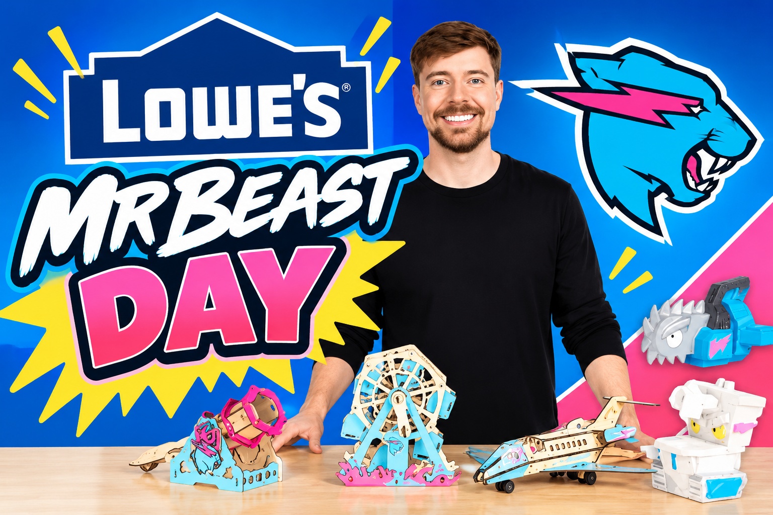 Free 2 Lowes MrBeast Swarms on October 24 for the First 100