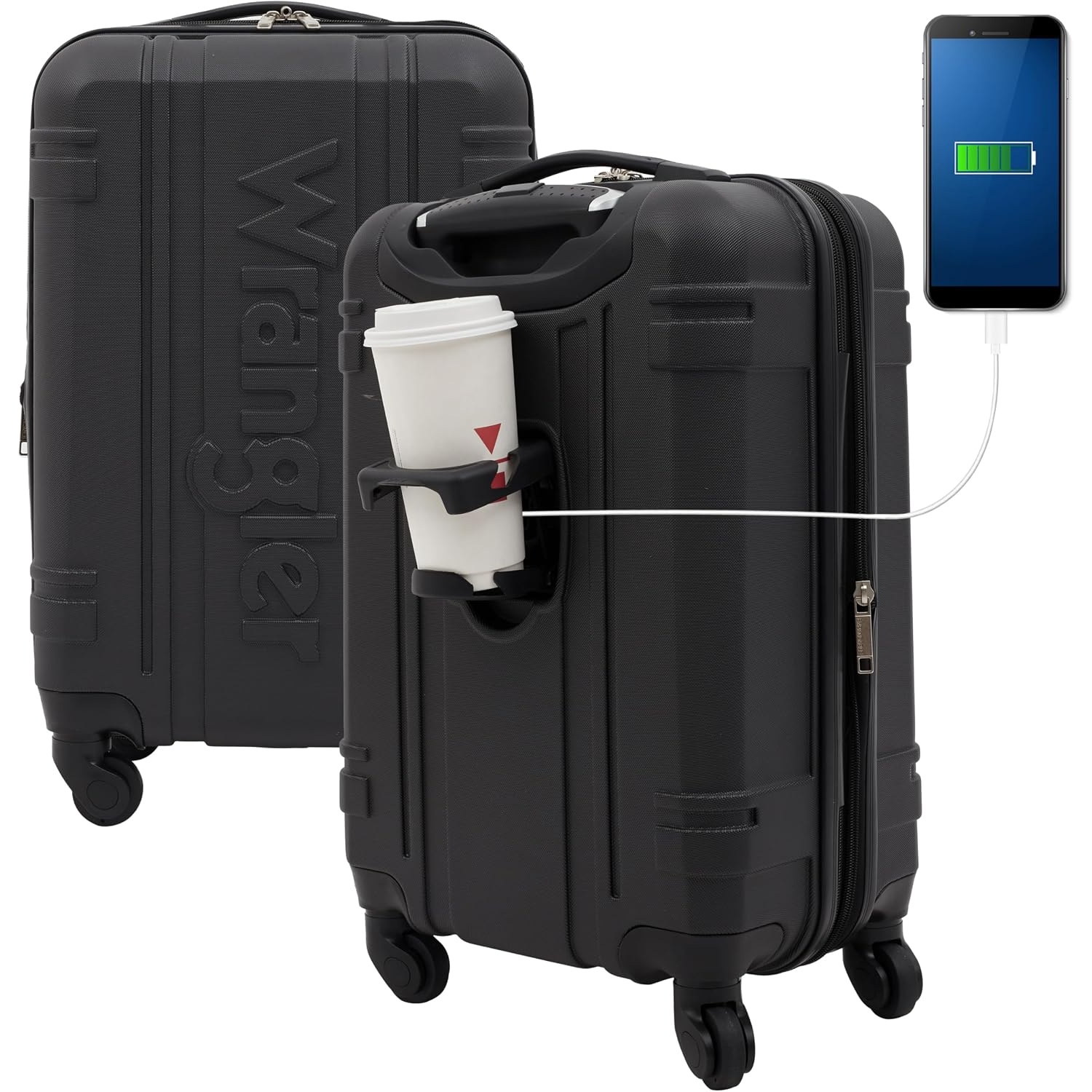 Wrangler 20in Astral Hardside Carry-on Luggage for $17.56