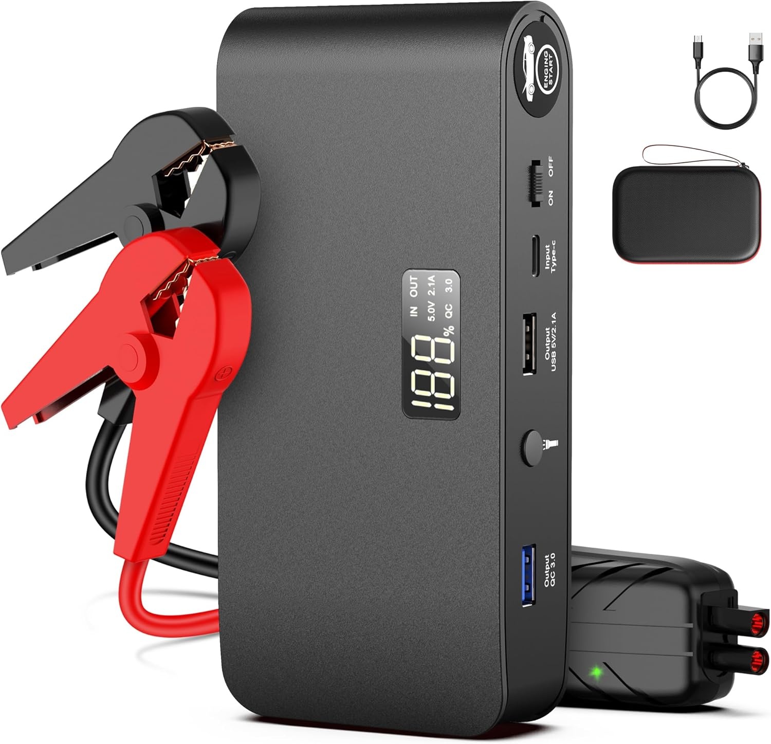 BooKoo 4000A 12V Car Battery Jump Starter for $21.82 Shipped