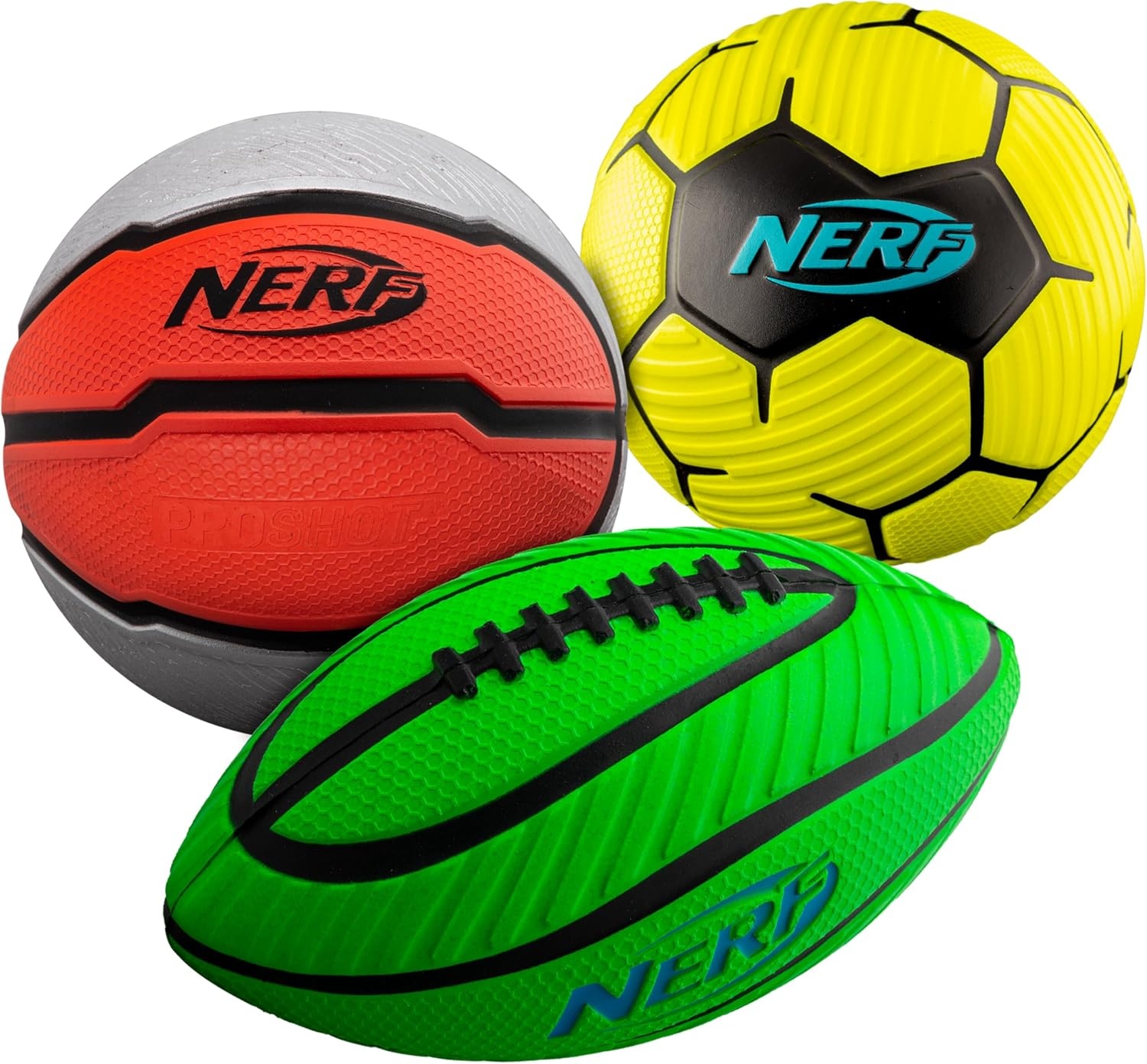 Nerf Mini Foam Sports Ball Set 3 Pack for $11.99