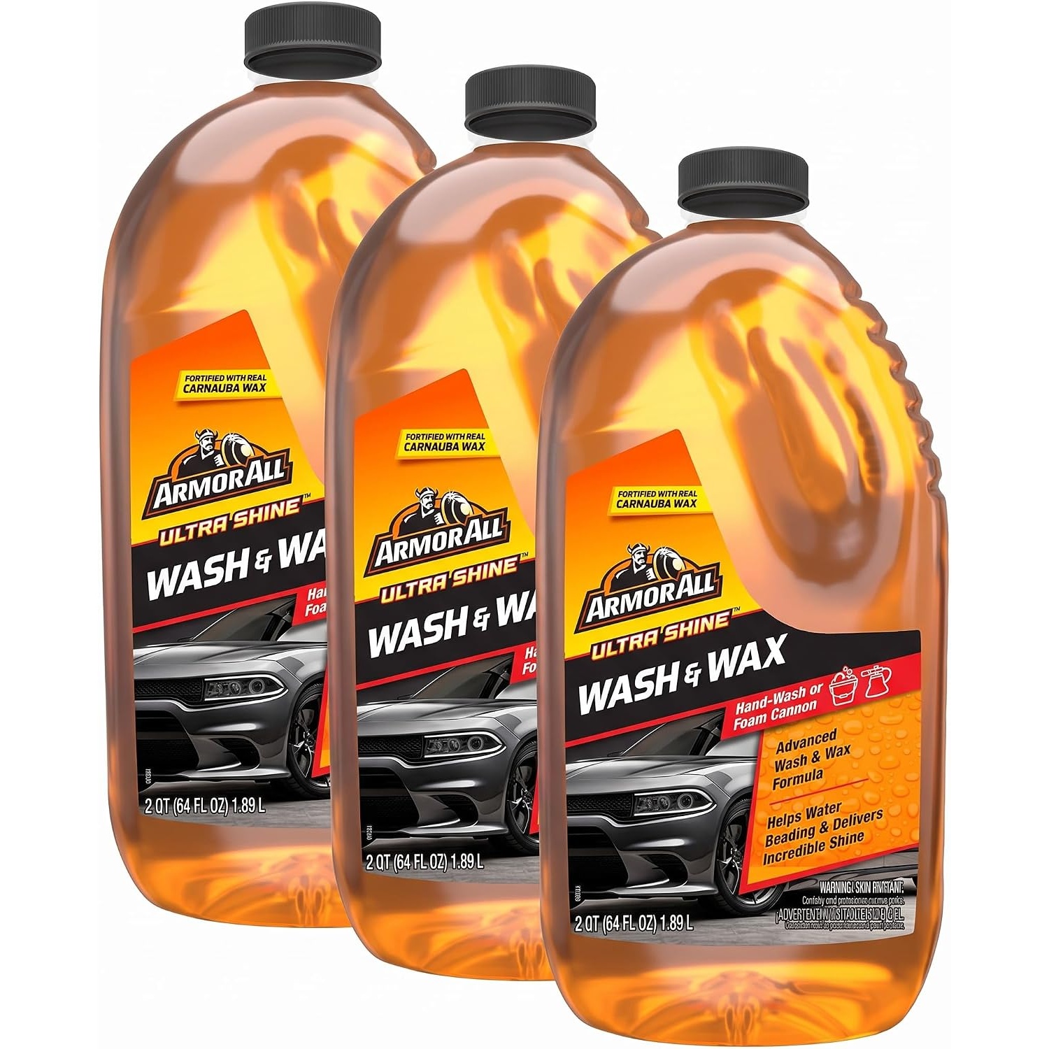 Armor All Ultra Shine Car Wash and Car Wax 3 Pack for $14.16