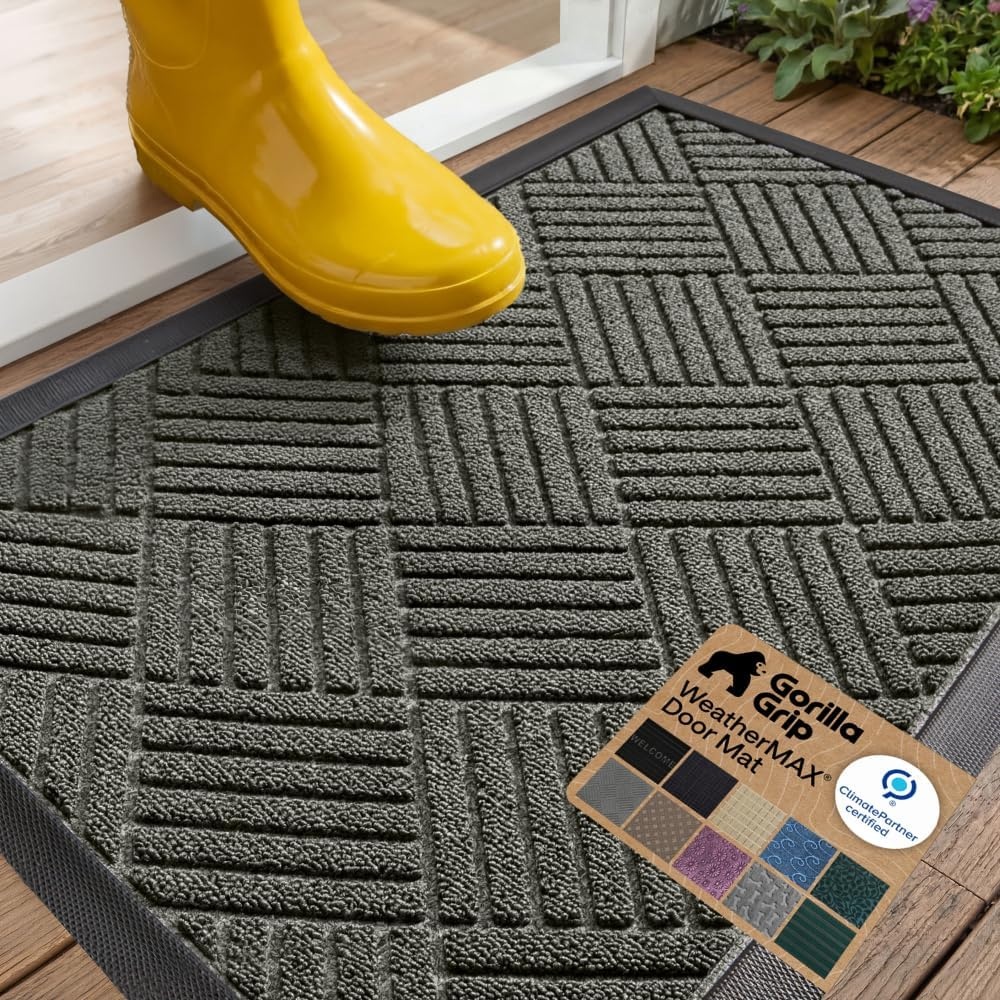 Gorilla Grip WeatherMAX Door Mat for $13.58