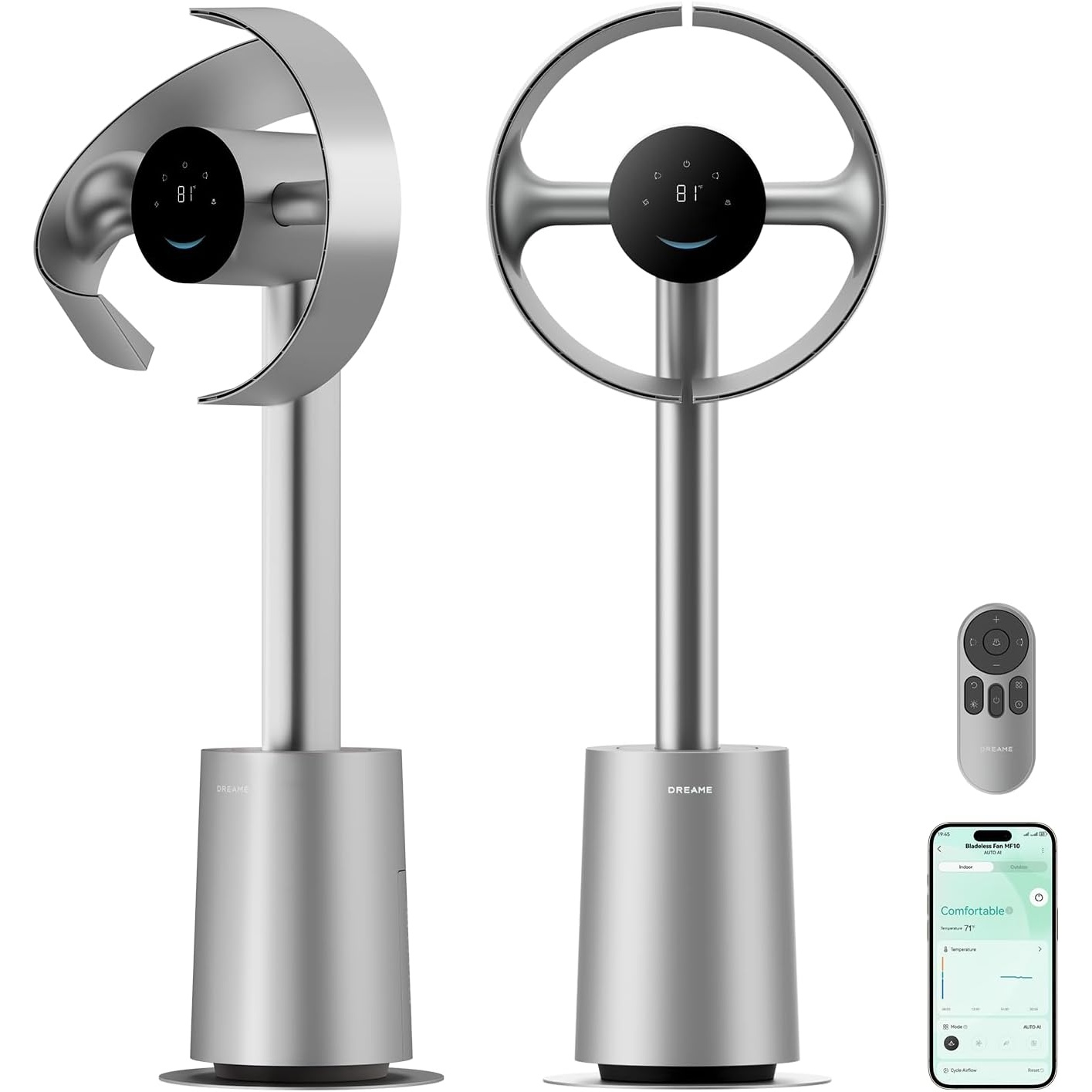 dreame Bladeless Tower Fan MF10 for $134.99 Shipped