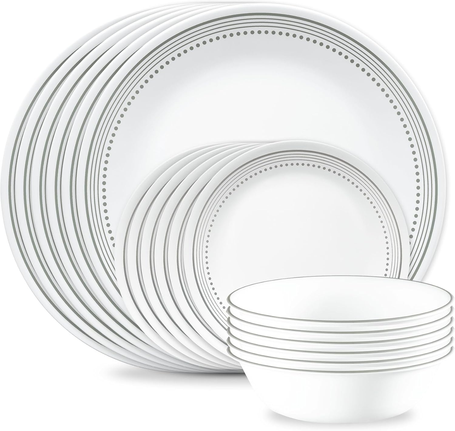 Corelle Vitrelle Triple Layer Dinnerware Mystic Gray $39.99 Shipped