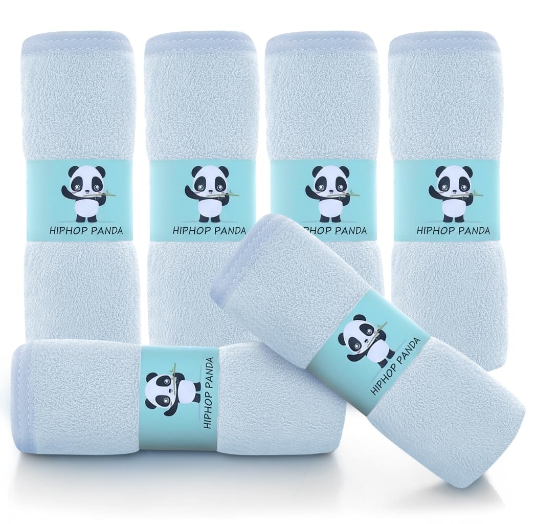 Hiphop Panda Ultra Soft Baby Washcloths 6 Pack for $4.49
