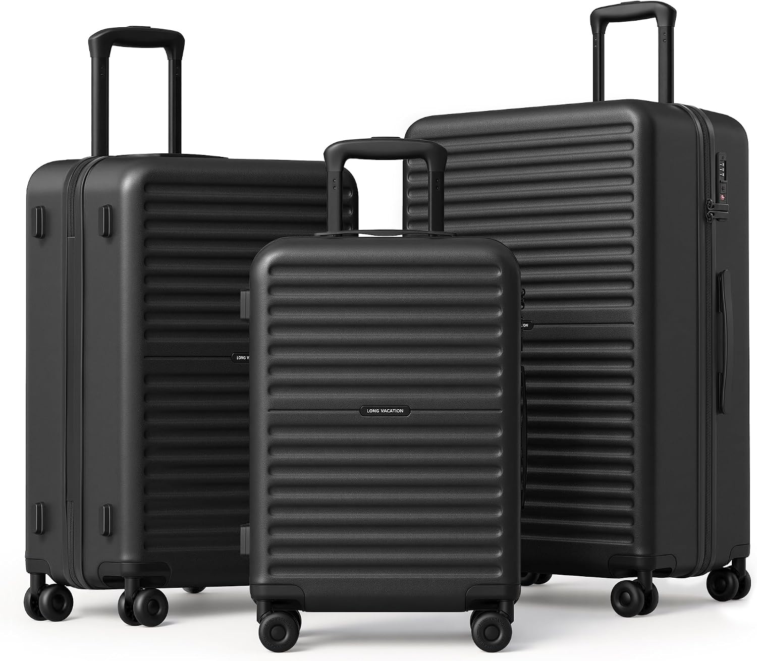 Long Vacation 3 Piece Luggage Set for $103.99 Shipped