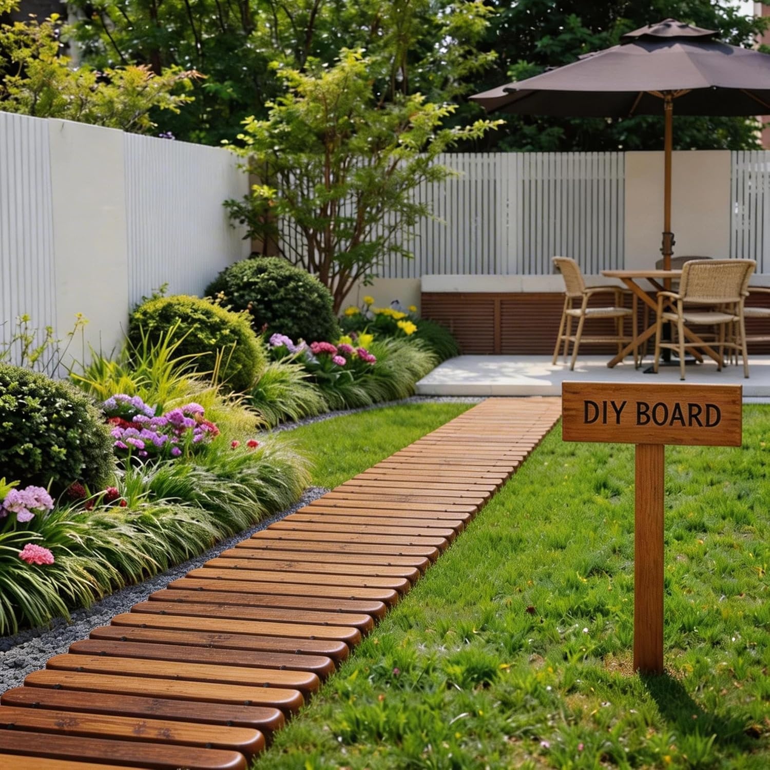 Spurgehom 8FT Wooden Pathway for $39.99 Shipped