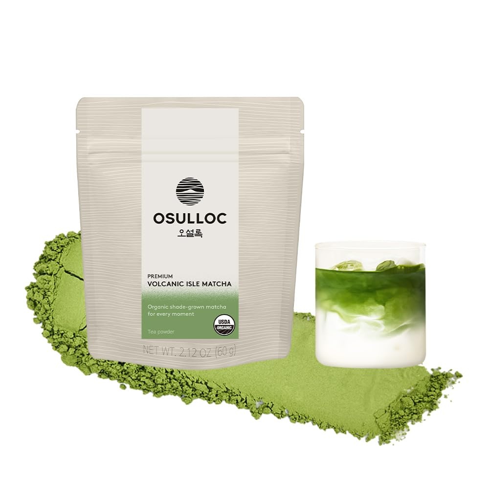Osulloc Volcanic Isle Premium Korean Matcha Powder for $10.63