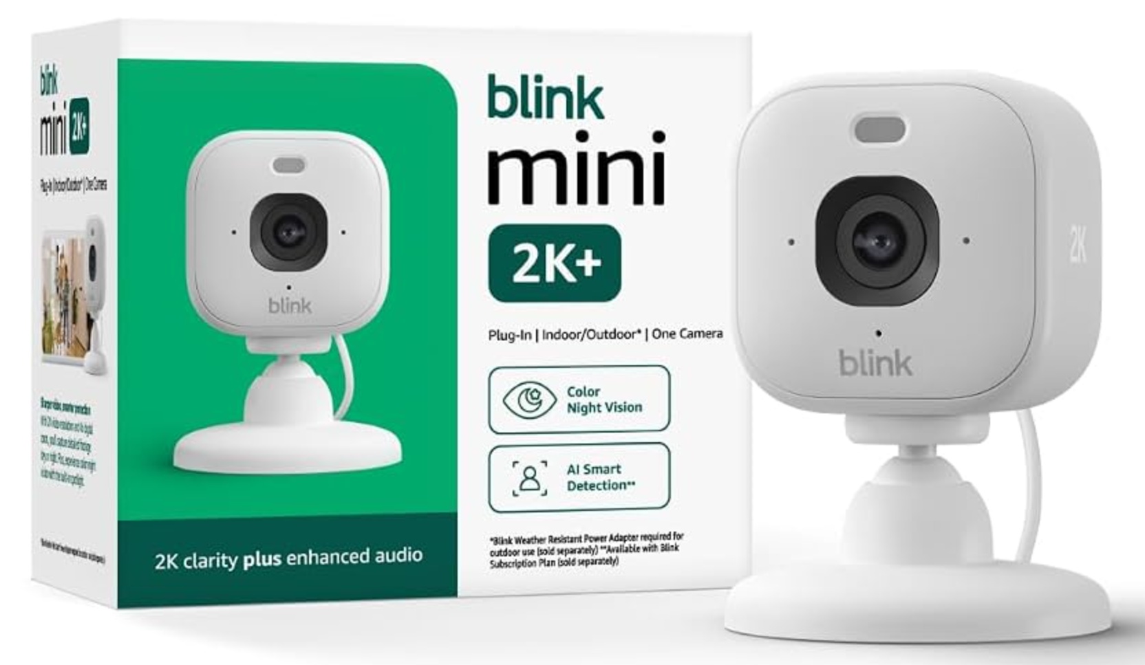 Blink Mini 2K+ Indoor Security Camera for $16.99