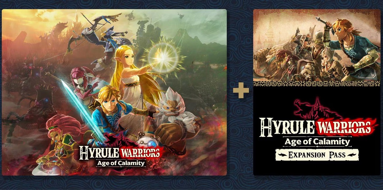 Hyrule Warriors Age of Calamity + Expansion Pass Switch for $33.61
