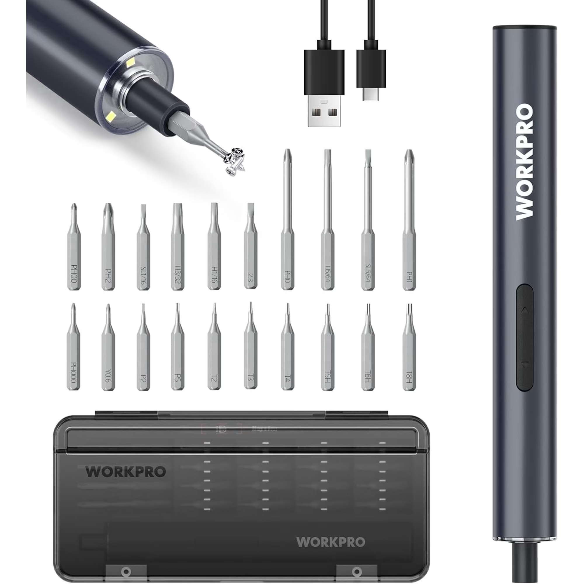 Workpro Mini Electric Screwdriver for $22.99