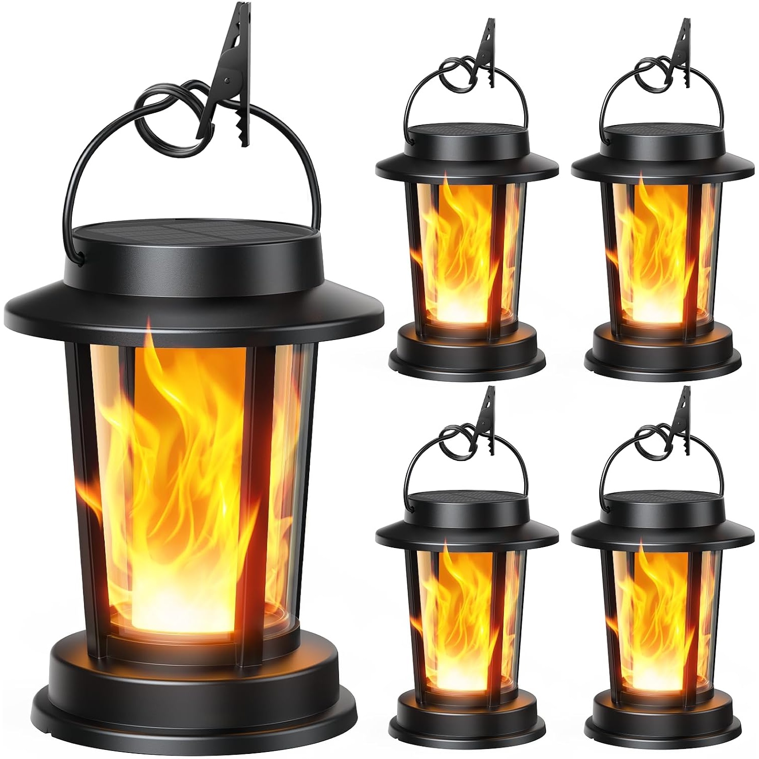 TuyLuxe Outdoor Solar Lanterns 4 Pack for $20.99 Shipped
