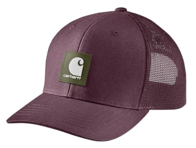 Carhartt Rugged Flex Twill Mesh-Back Logo Patch Cap Hat for $12.99