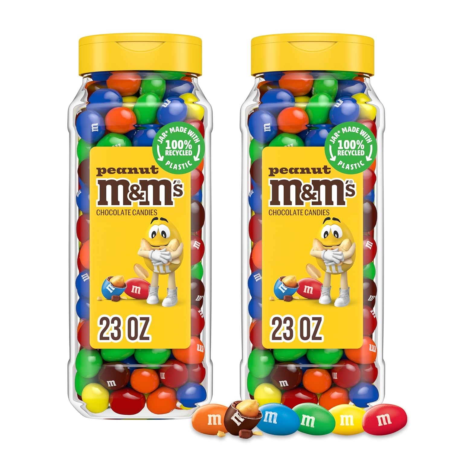 MM Peanut Candy Jars 2 Pack for $14.09
