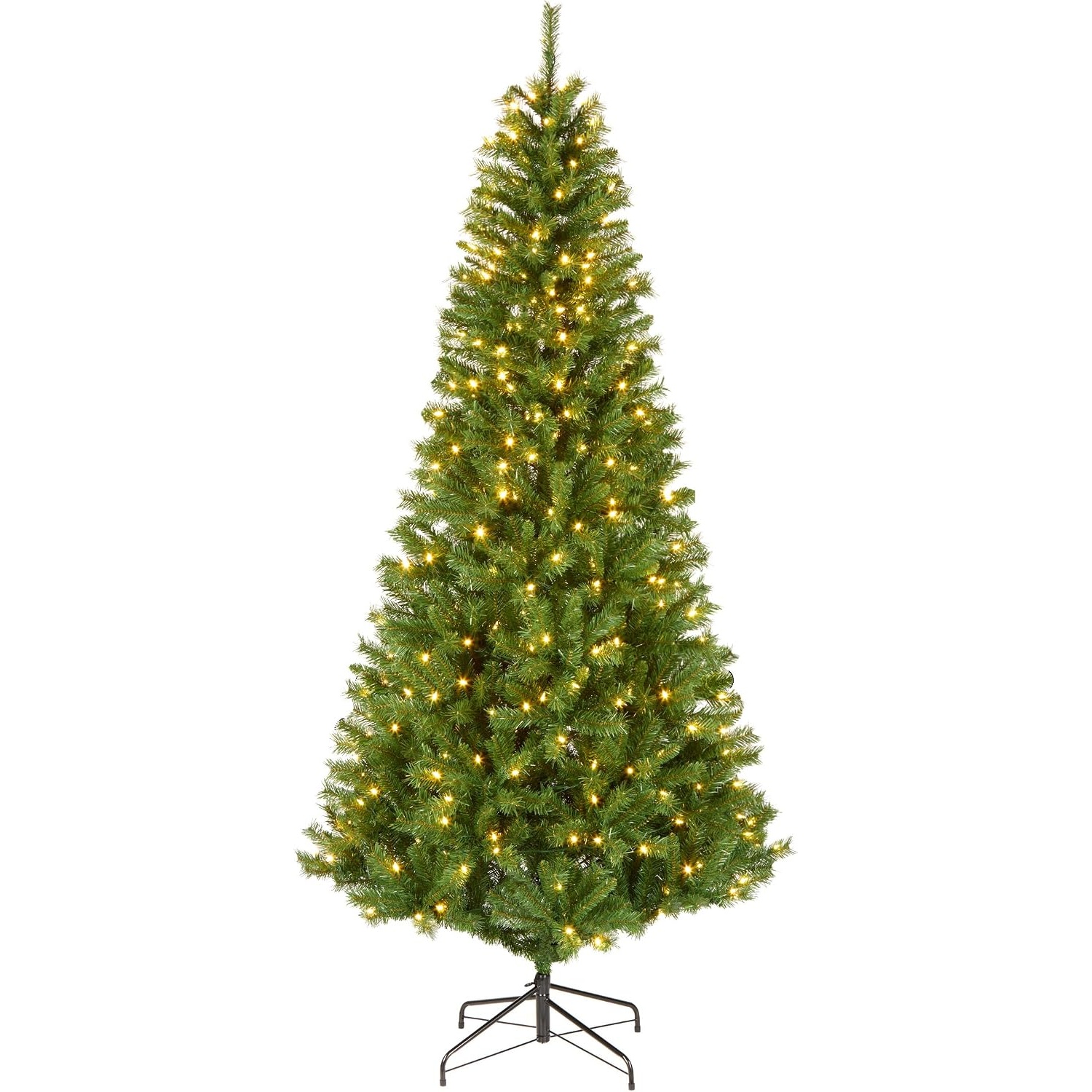 National Tree Company 7.5ft Pre-Lit Winchester Pine Slim Christmas Tree for $54.58 Shipped