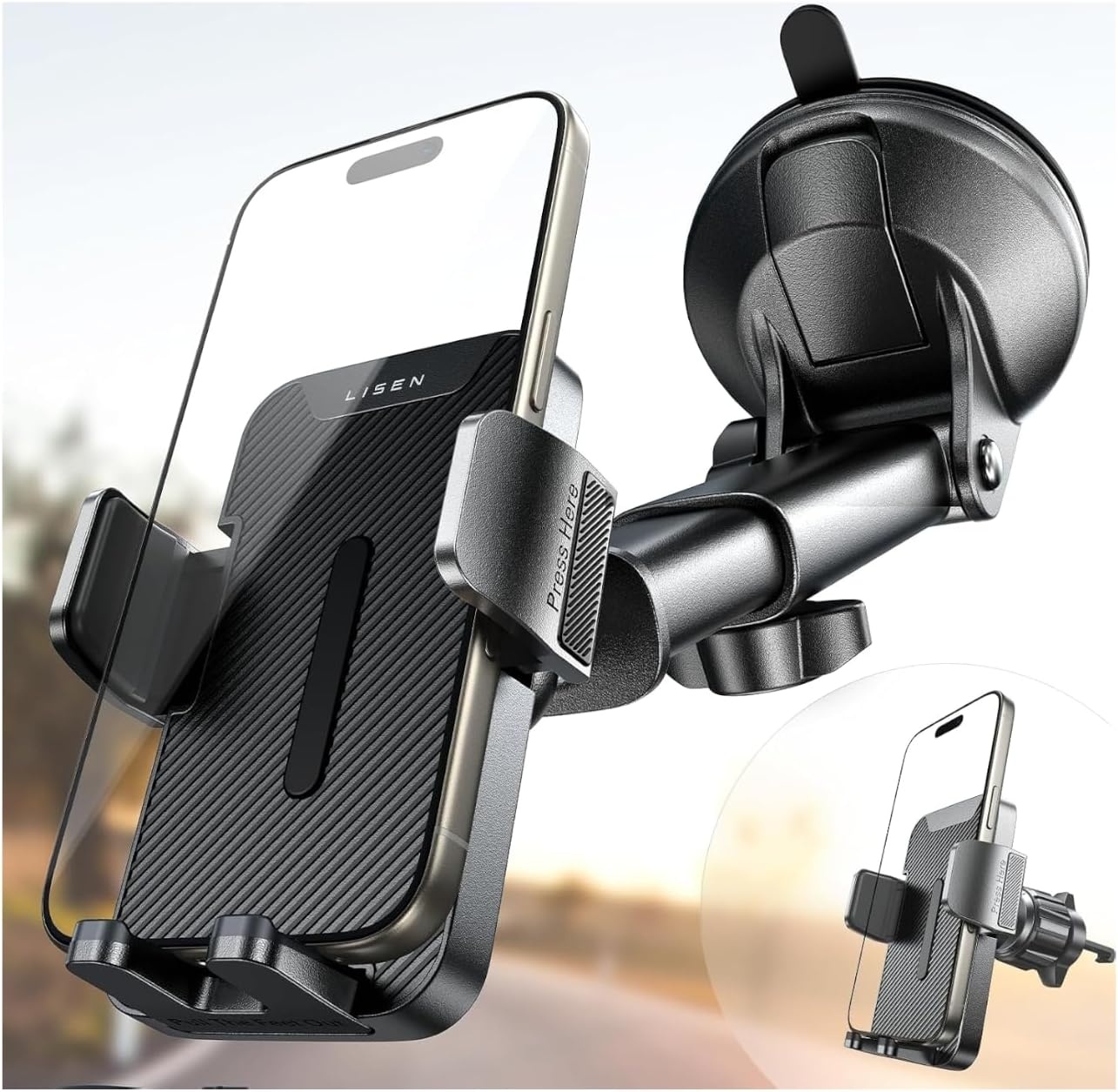 Lisen iPhone Car Phone Holder for $9.99