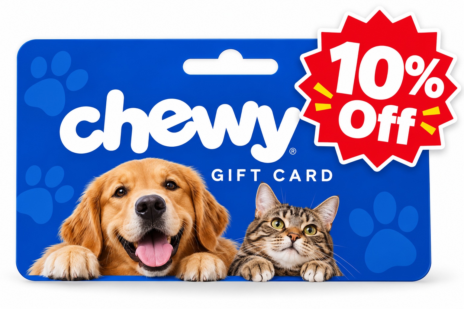 Chewy Discounted Gift Card for 10% Off