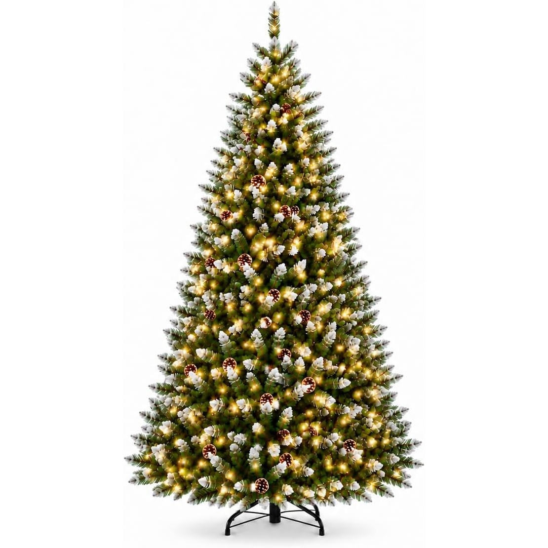 GarveeTech 6ft Pre-Lit Christmas Tree for $43 Shipped
