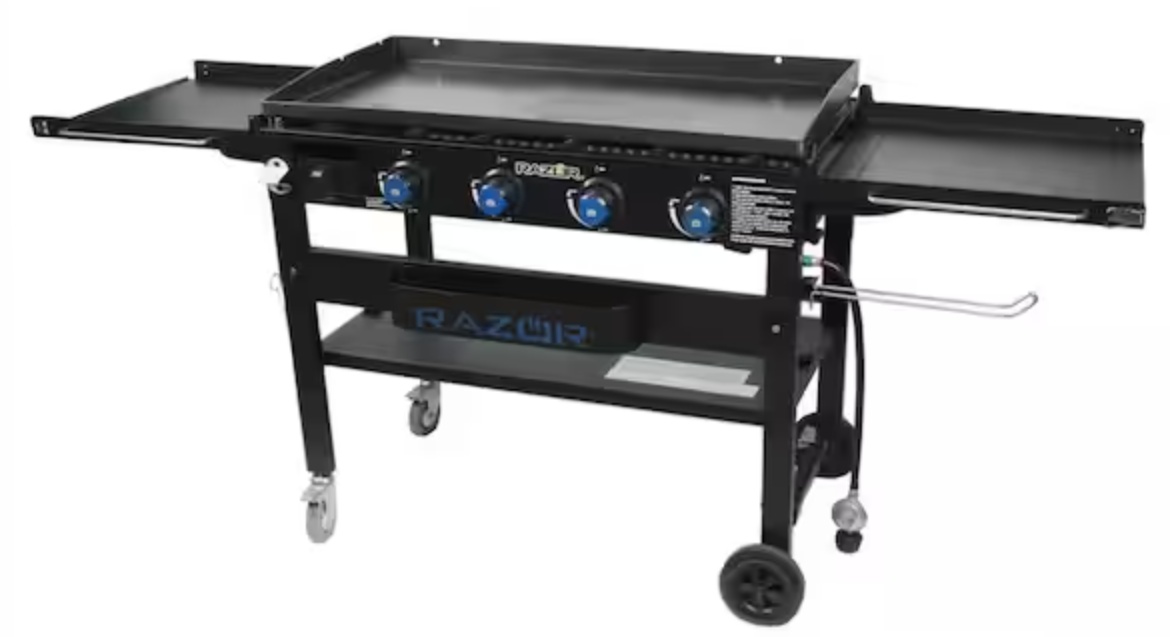Razor 37in 4-Burner Propane Gas Griddle Flat Top Grill for $199.99 Shipped
