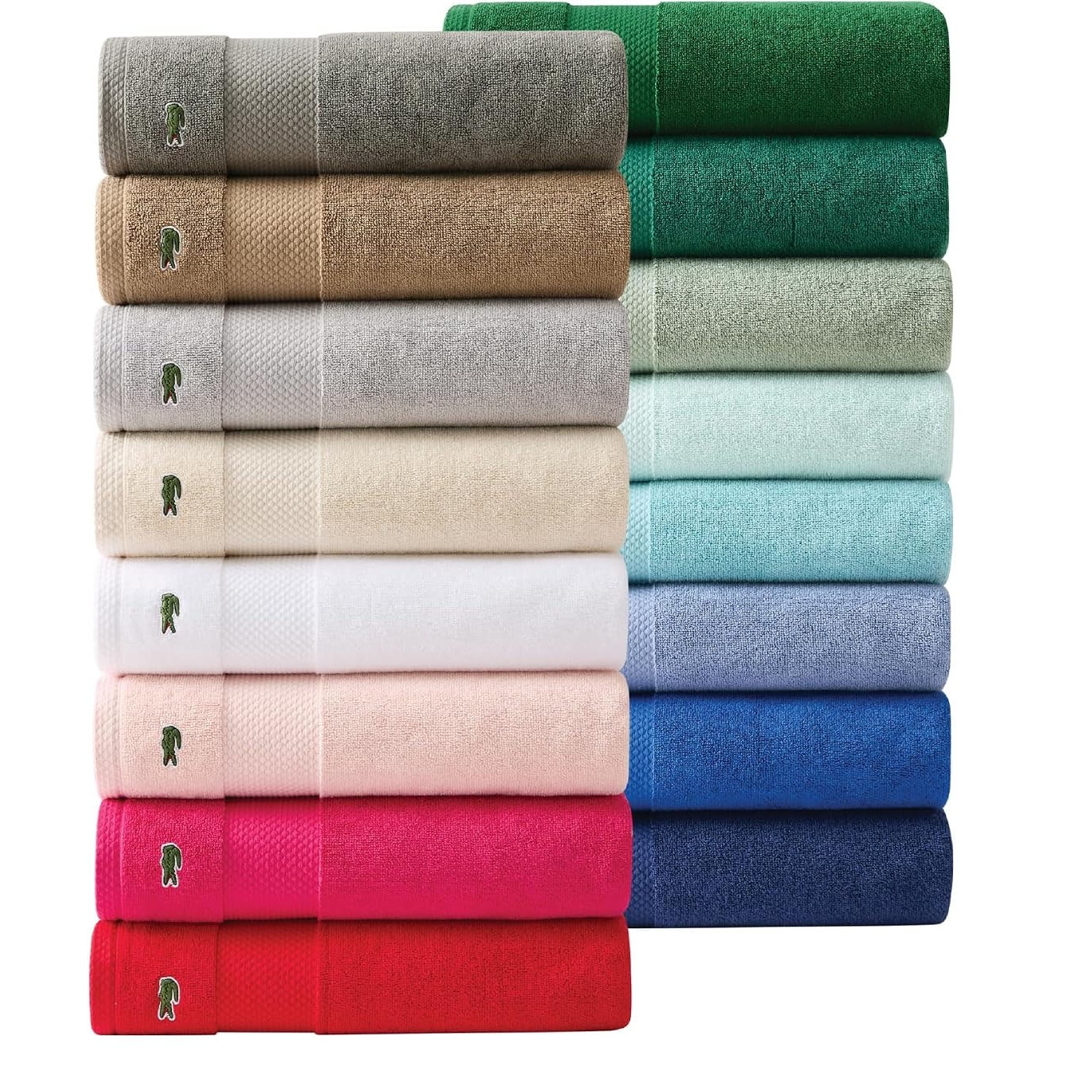 Lacoste Heritage Supima Cotton Bath Towel for $12.99