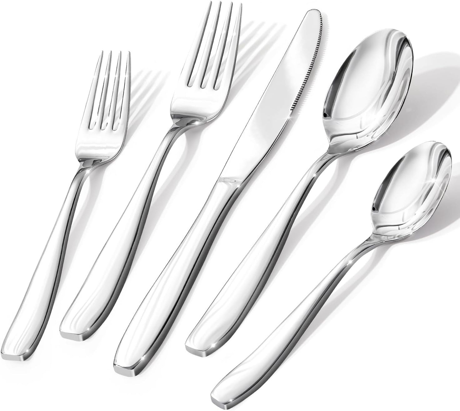 Hikaa Stainless Steel Utensil Silverware Set for 8 for $19.19