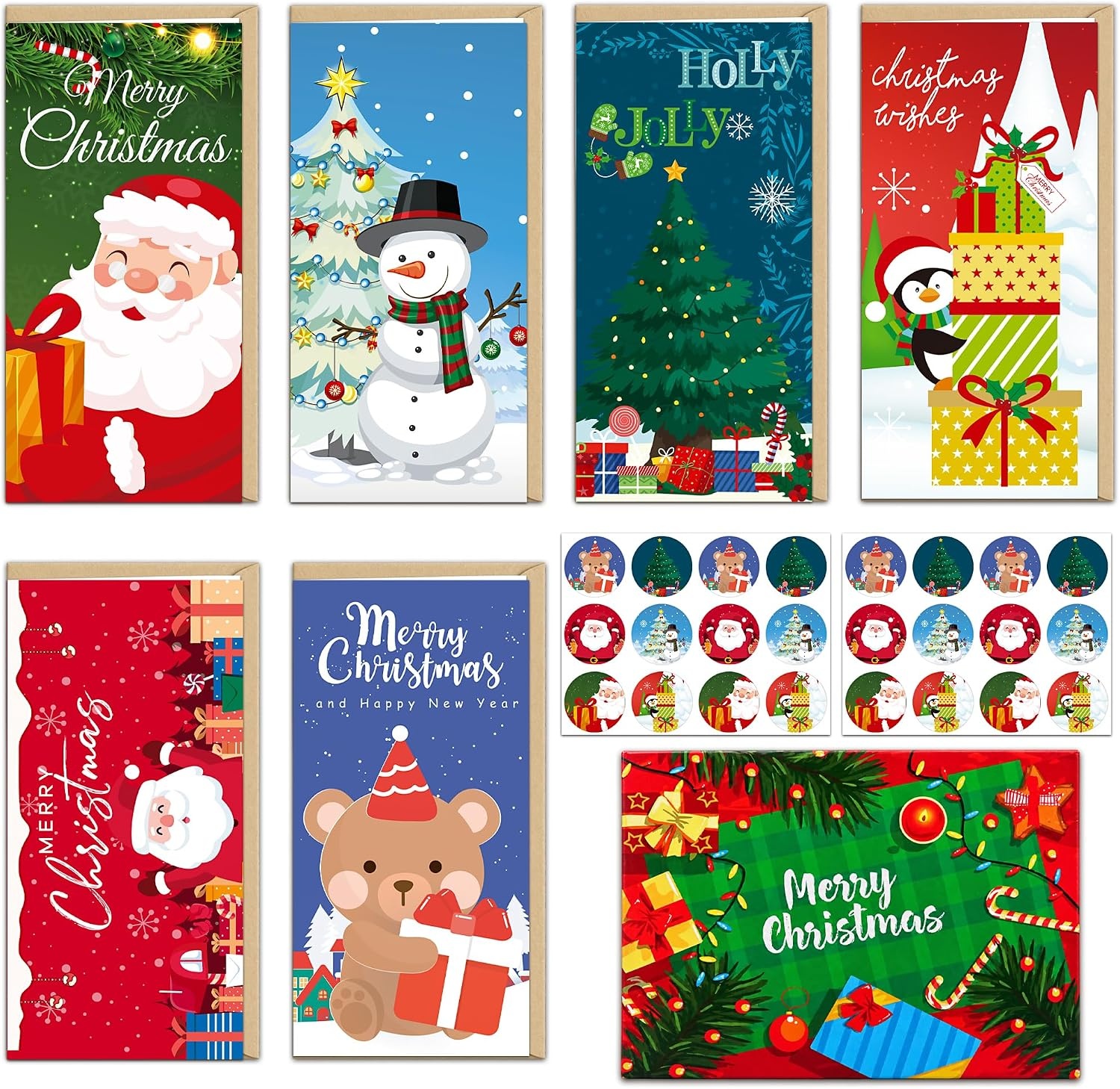 Christmas Money Cards with Envelopes 24 Pack for $4.49