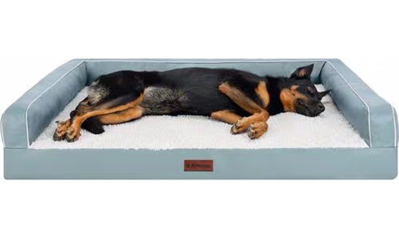 FurHaven Textured Plush Jumbo Flat Dog Bed for $39.80 Shipped