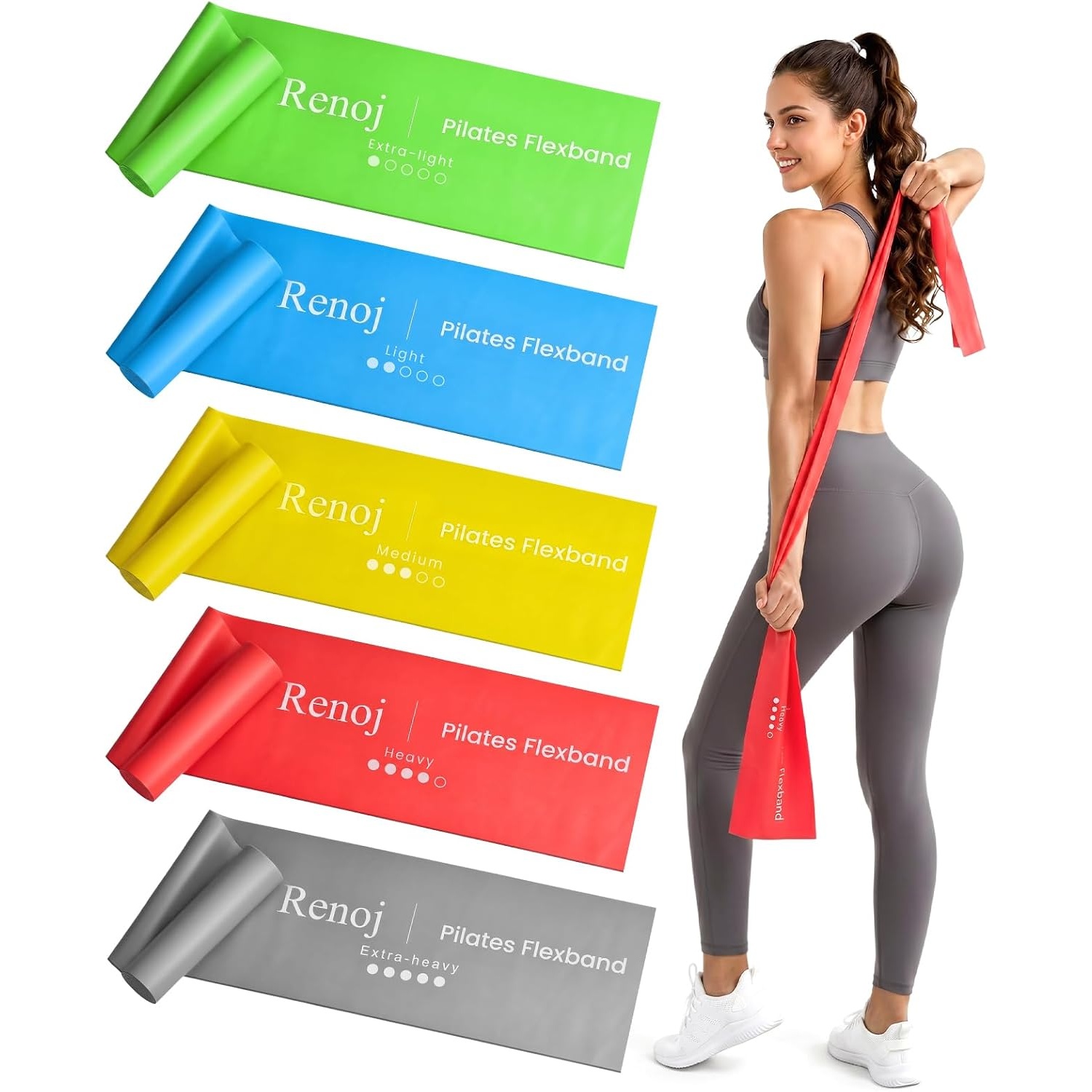 Renoj Pilates Exercise Flexbands for $5.99 Shipped