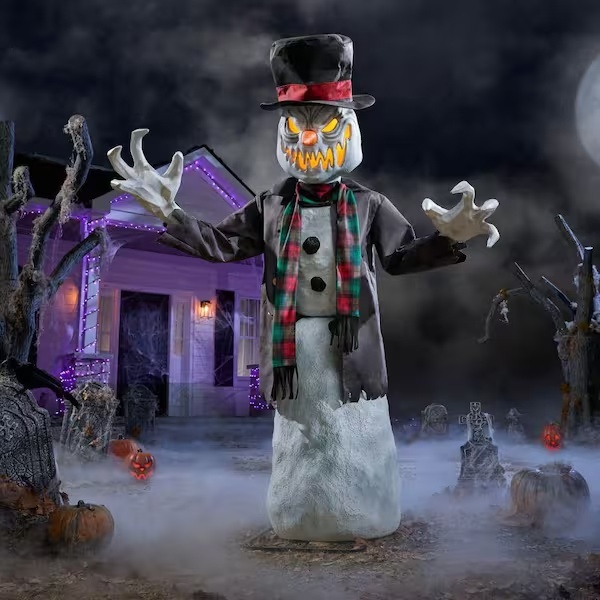 Home Accents Holiday 6.5ft Wicked Woods Snarling Snowman for $49.75 Shipped