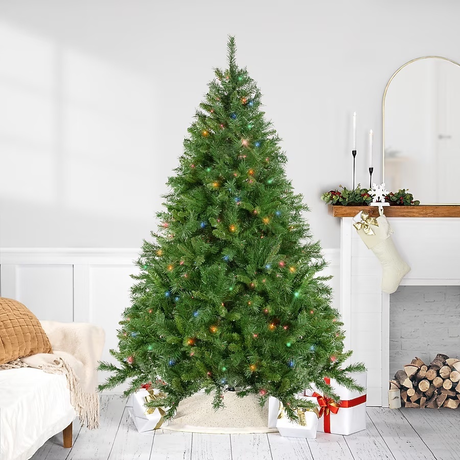 Northlight 7.5ft Pine Pre-Lit Artificial Christmas Tree for $23.52 Shipped