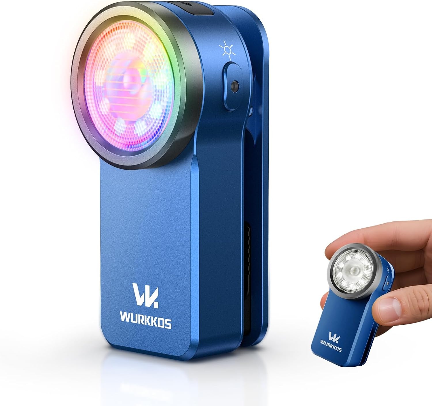 Wurkkos HD03 EDC Flashlight Rechargeable Clip-on Light for $14.03