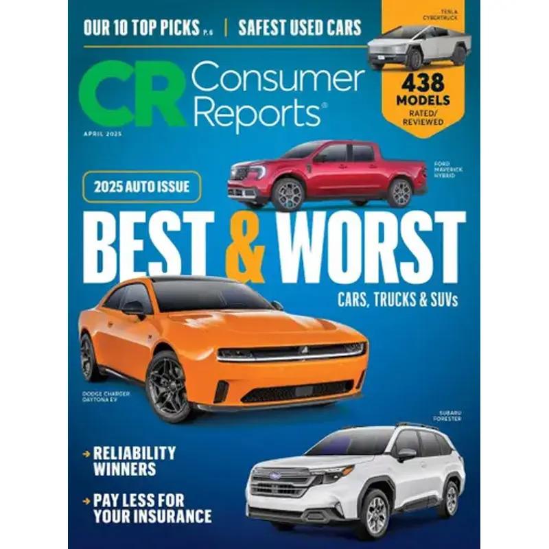 Consumer Reports Magazine Year Subscription for $14.99