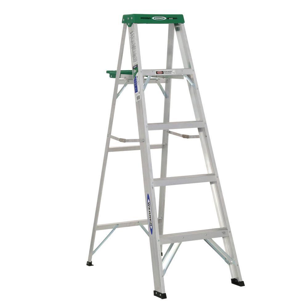 Werner 5ft Aluminum Step Ladder for $19.88