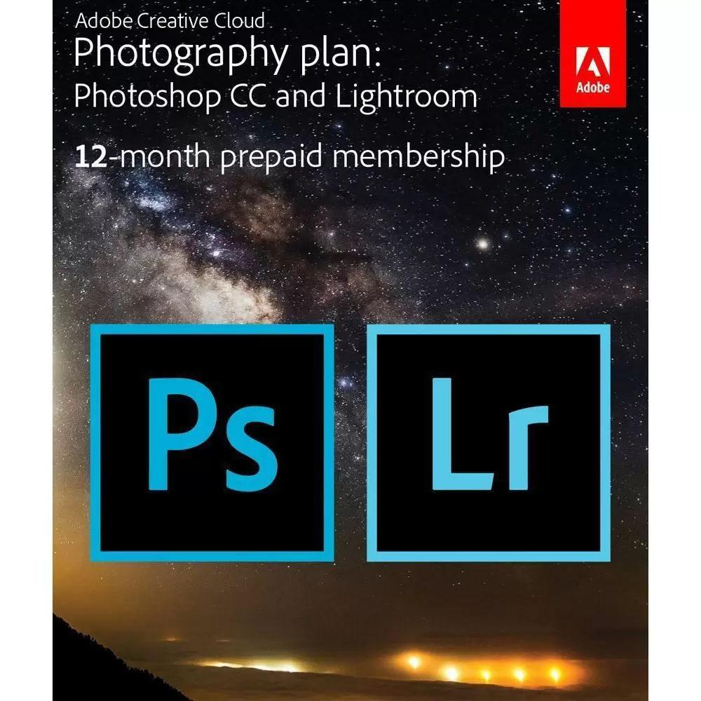 Adobe Creative Cloud Photoshop Lightroom Year Plan with $20 GC for $119.88 Shipped