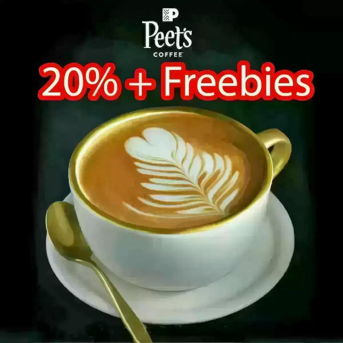 How to Get a 20% Off Discount at Peets Coffee