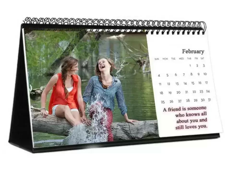 Personalized Photo Desktop Calendar for $2.99