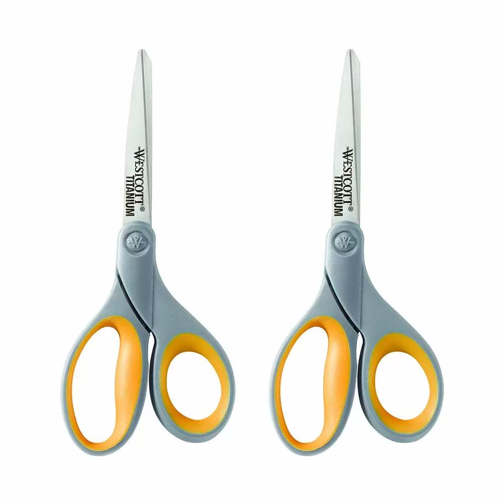 2x Westcott 8in Straight Bonded Scissors for $8.52