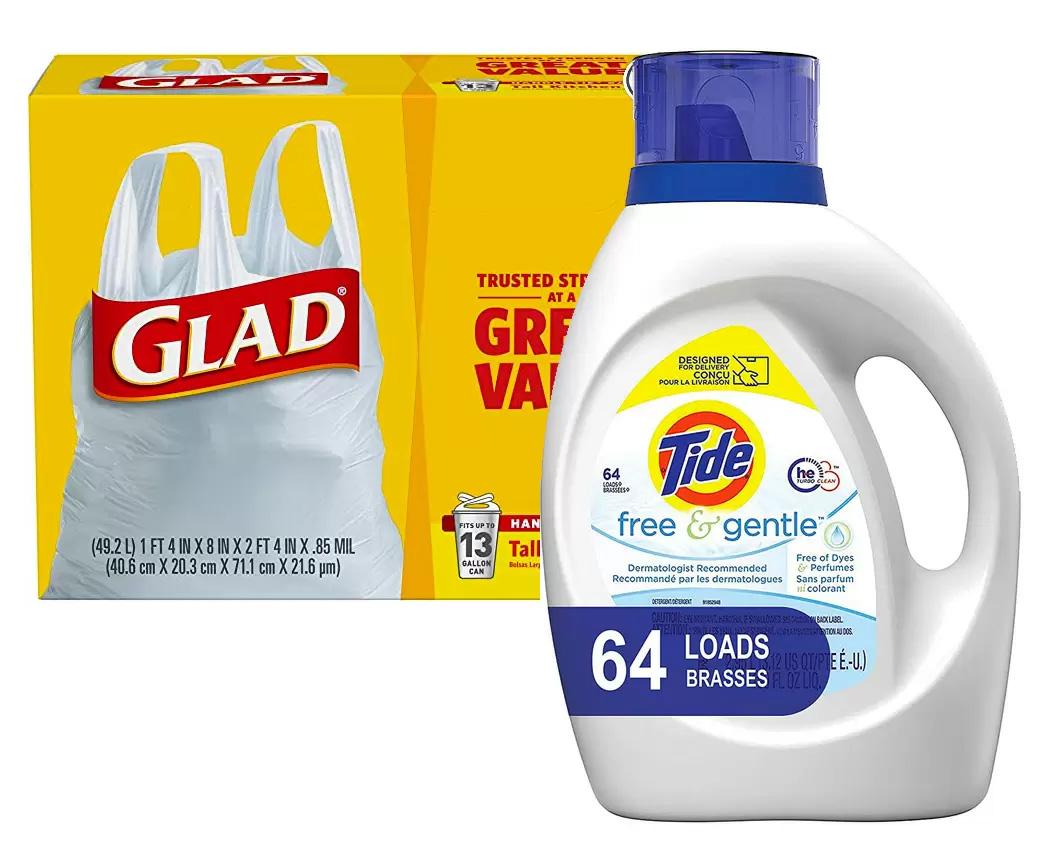 3x Laundry Detergents and Trash Bags $10 Off Coupon