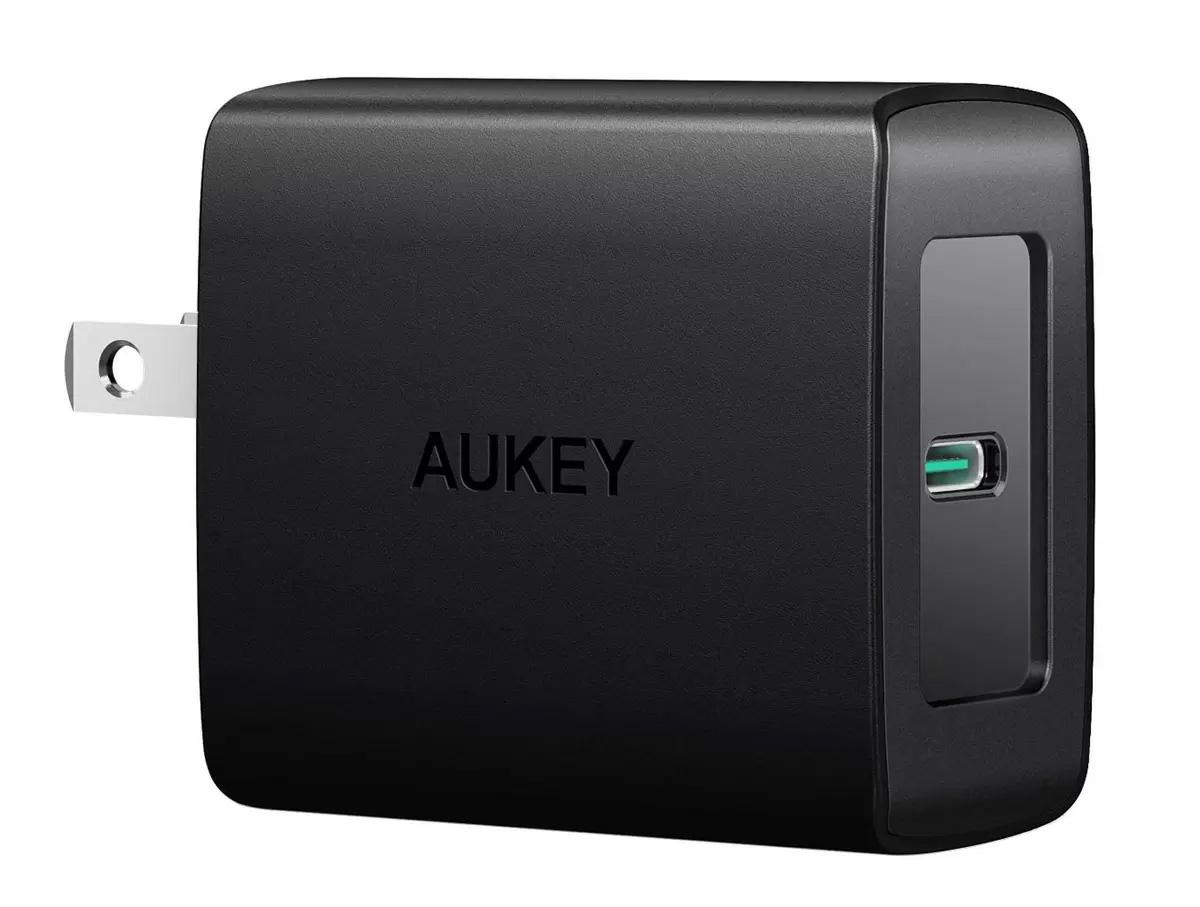27w Aukey USB C Wall Charger for $7.98