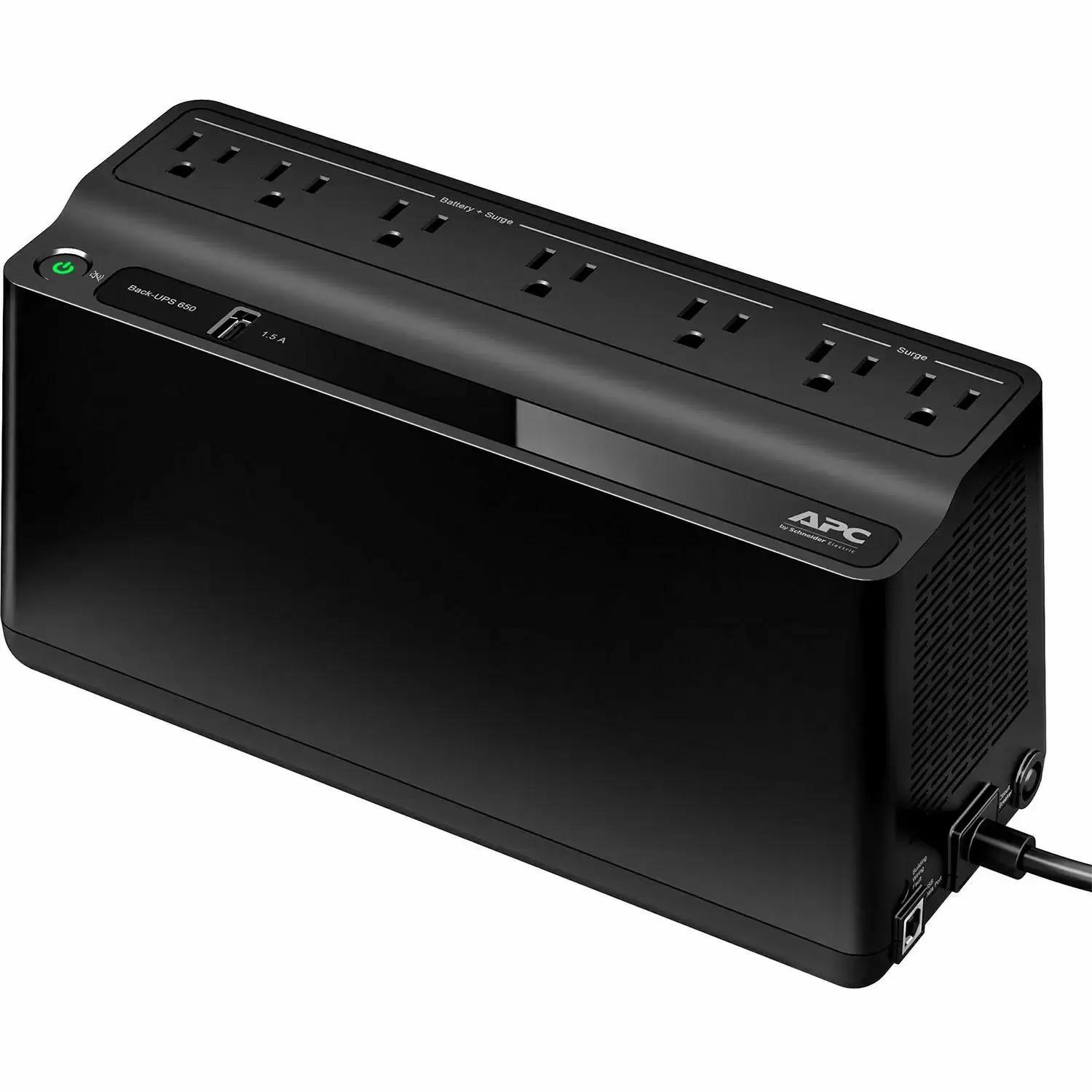 APC 650VA 7-Outlet Back-UPS Battery Backup for $34.99