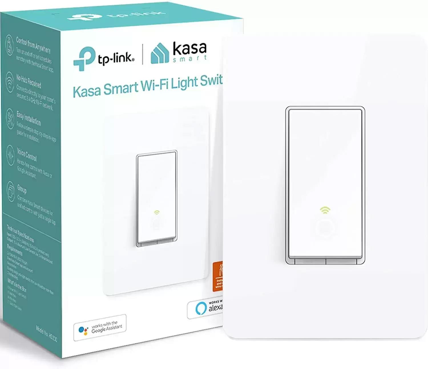 TP-Link HS200 Smart WiFi Light Switch for $13.99