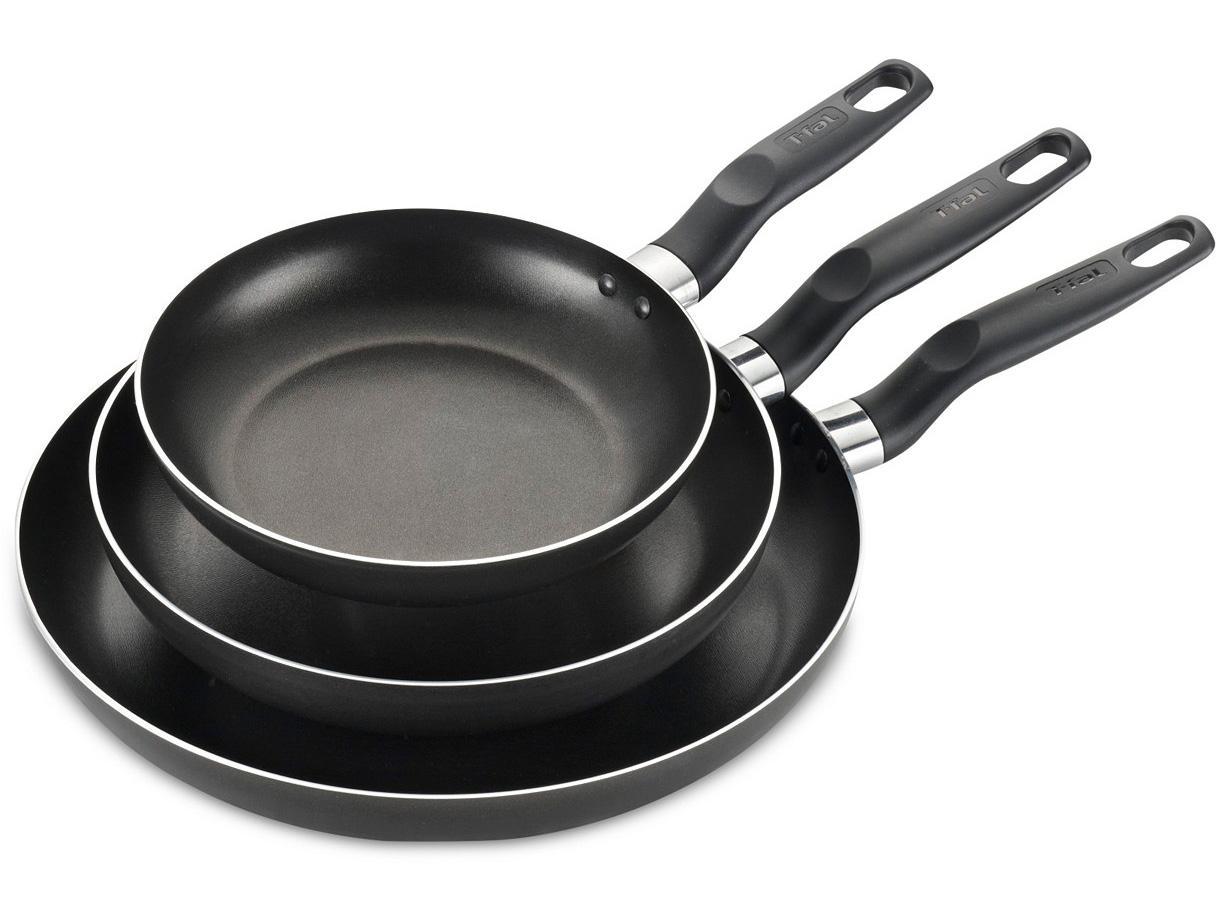 3-Piece T-Fal Nonstick Fry Pan Set for $9.99 After Rebate