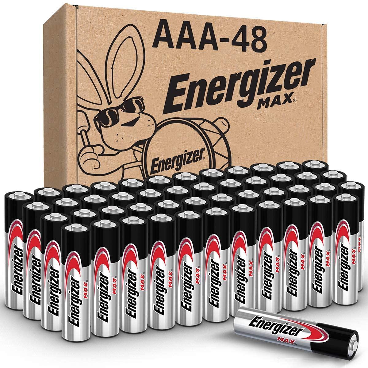 48x Energizer AAA Alkaline Batteries for $14.62 Shipped