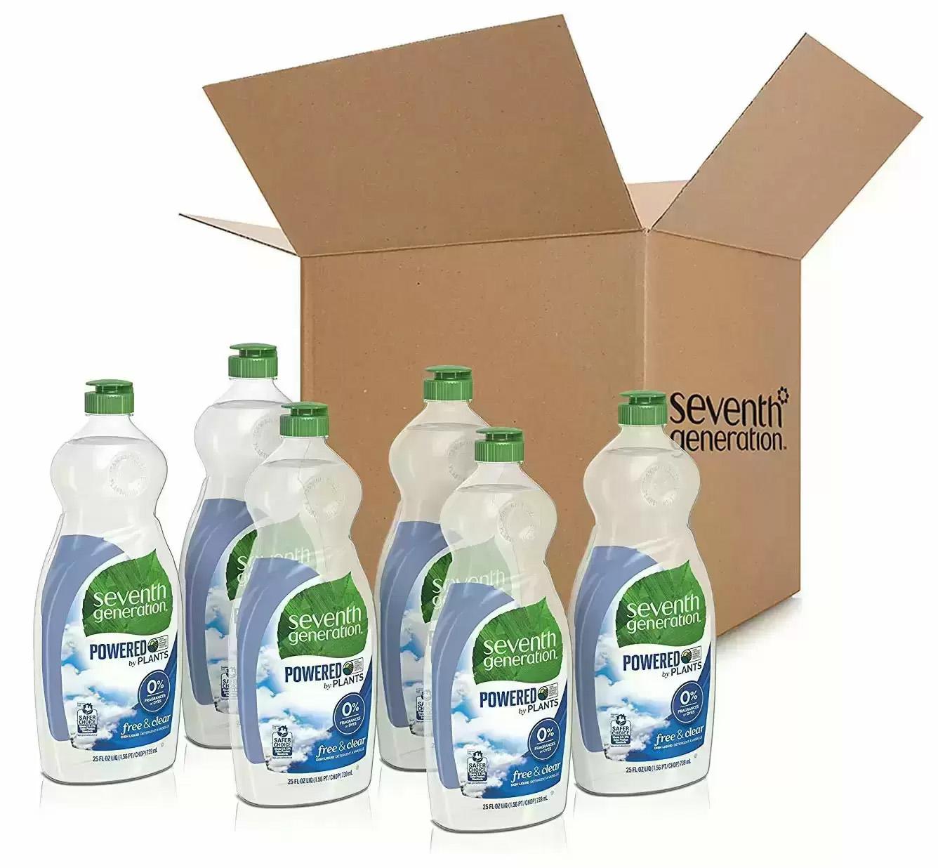 6x Seventh Generation Dish Liquid Soap for $10.98 Shipped