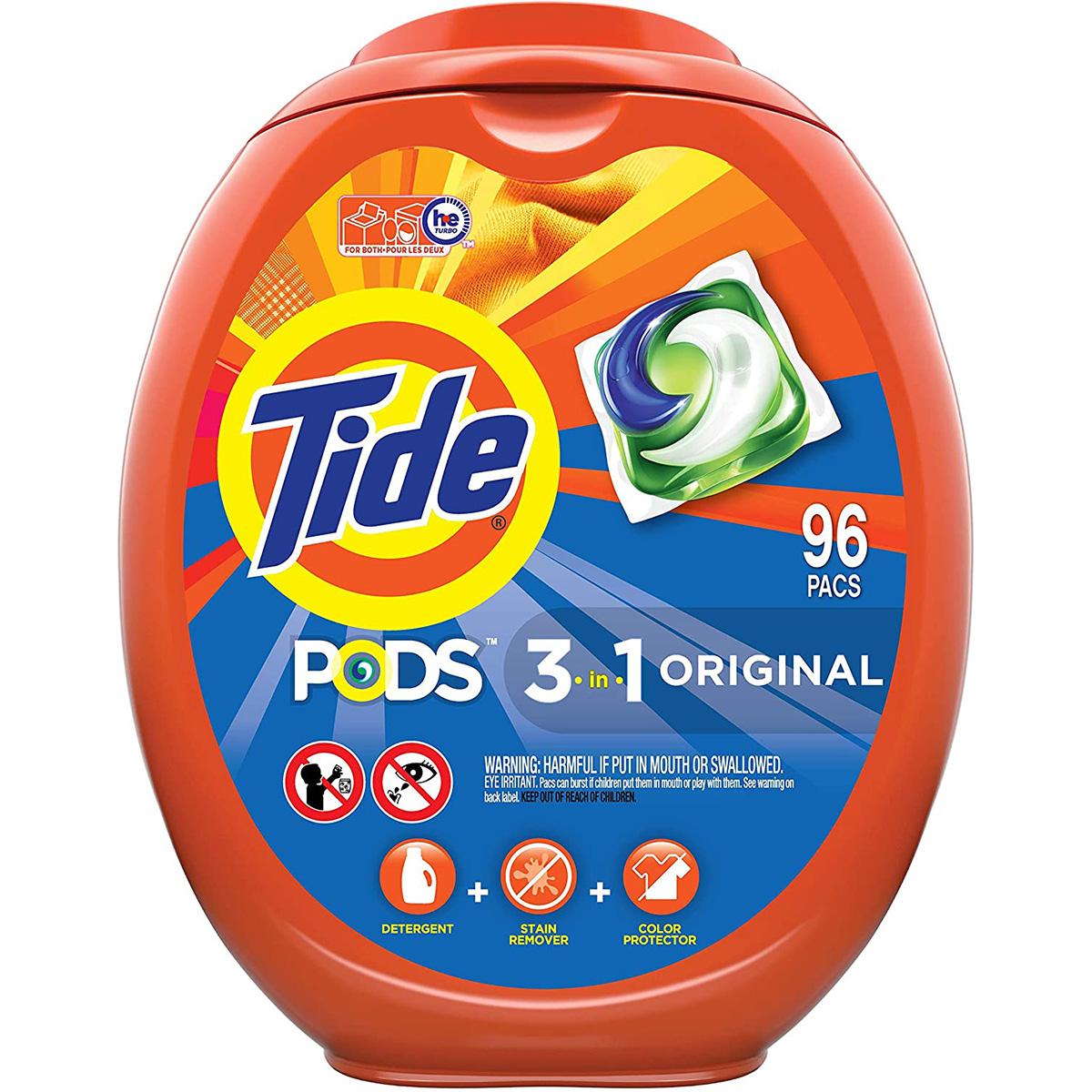 96 Tide Pods Laundry Detergent Pacs for $16.08 Shipped