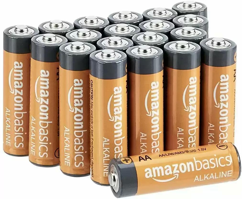 20 AmazonBasics AA Alkaline Batteries for $6.05 Shipped