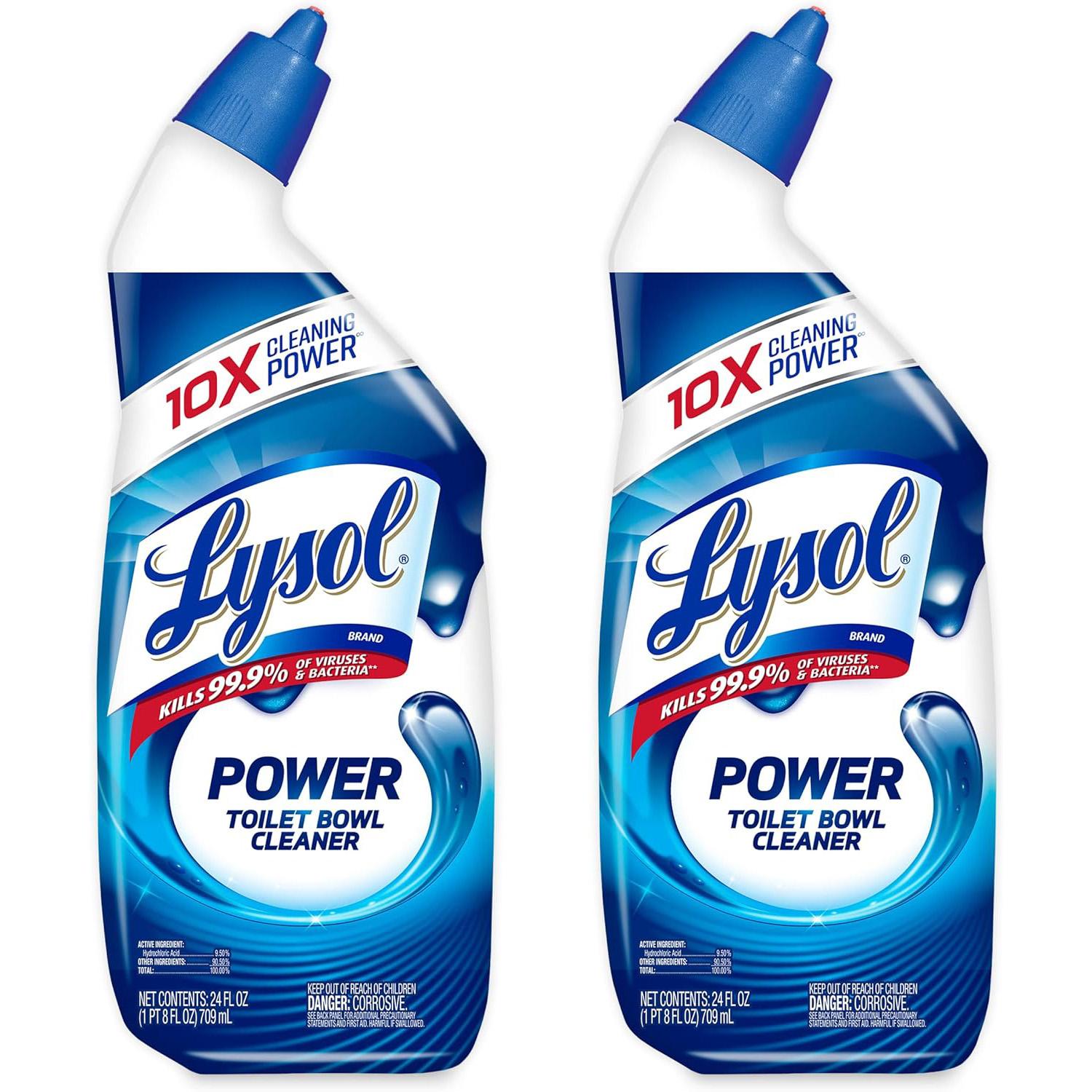 2 Lysol Power Toilet Bowl Cleaner for $2.79 Shipped