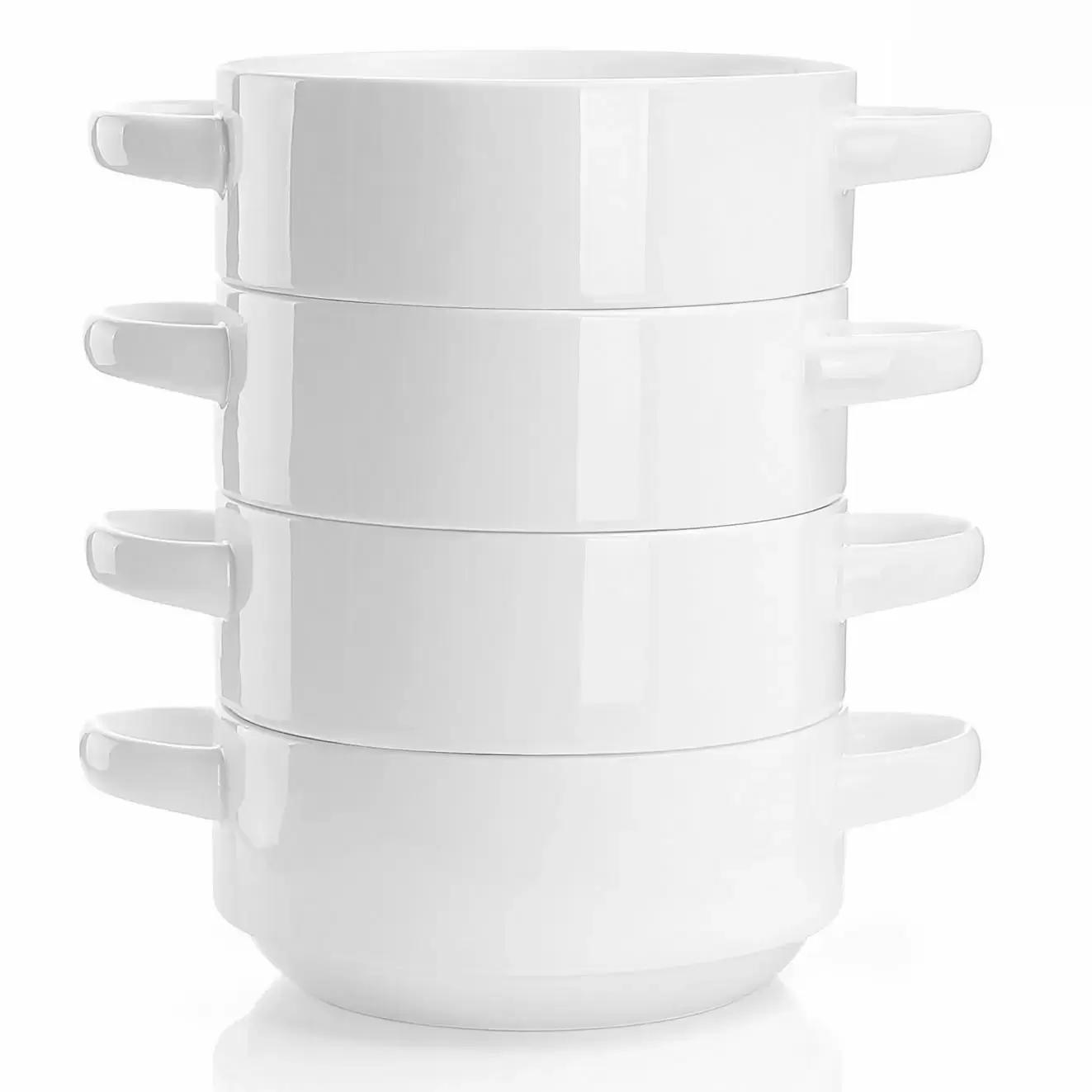 4 Sweese Porcelain Bowls with Handles for $15.94 Shipped